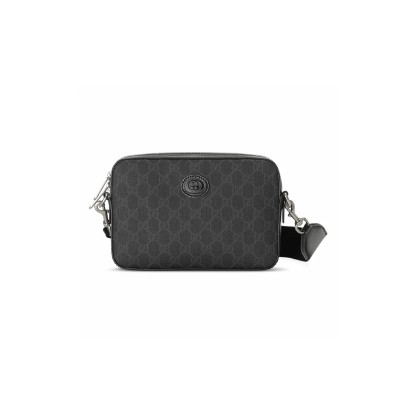GUCCI INTERLOCKING G SHOULDER BAG ‎703468 (24.5*16*4.5cm)